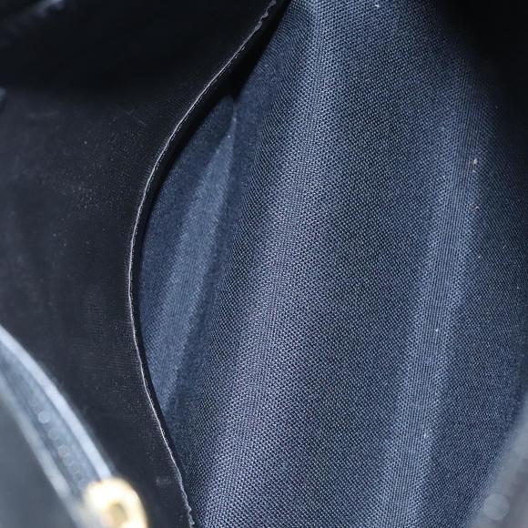 Christian Dior Trotter Canvas Hand Bag PVC Leather Black Auth BD334 - Picture 12 of 16